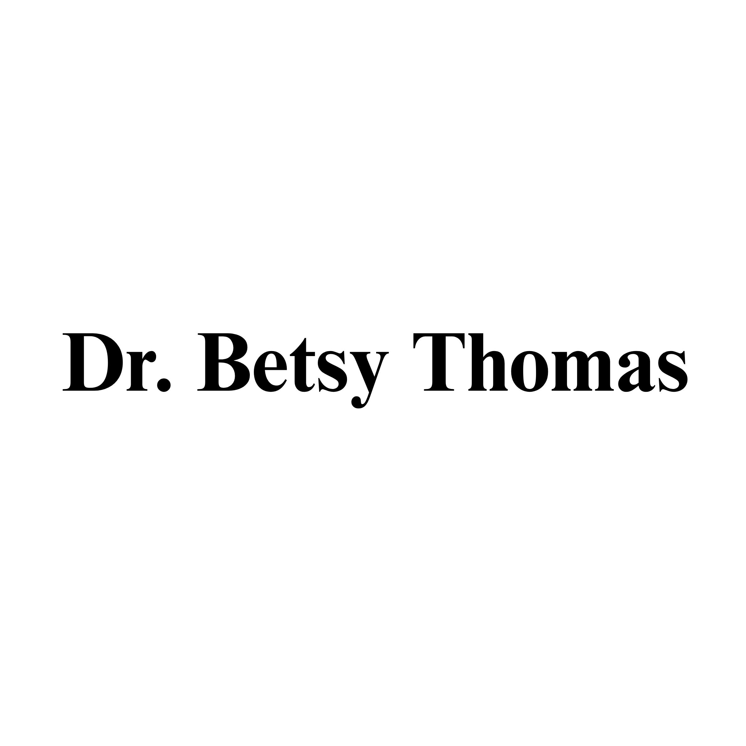 Dr. Betsy Thomas